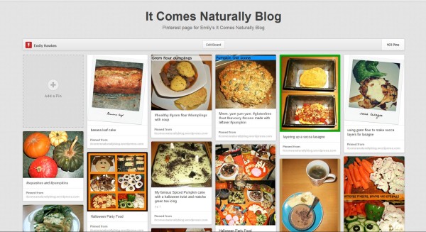Pinterest, It comes naturally, It comes naturally blog