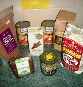 REal Foods, cocoa, cacao, pumpkin, gluten free flour, Bob's Red Mill, sunflower, red quinoa
